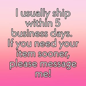 ⚠️ Shipping info⚠️